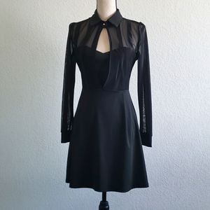 CBR black see through dress